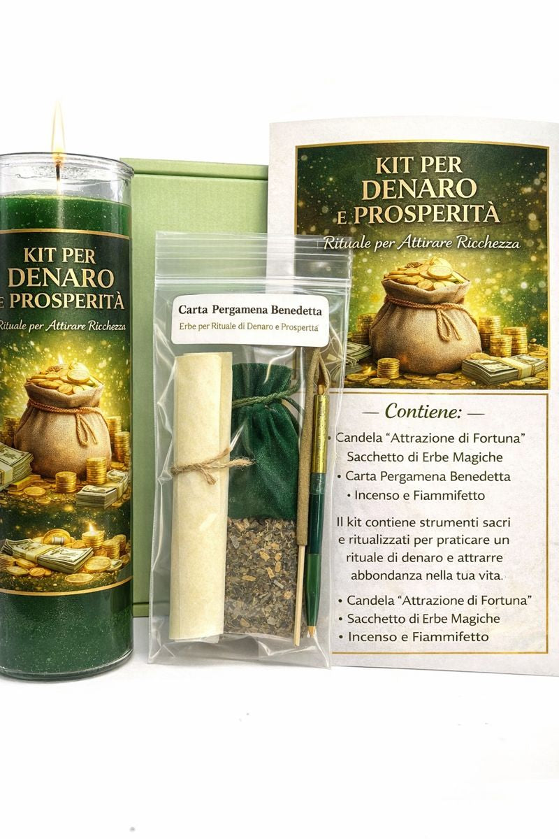 Kit Rituale per il Denaro e la Prosperità